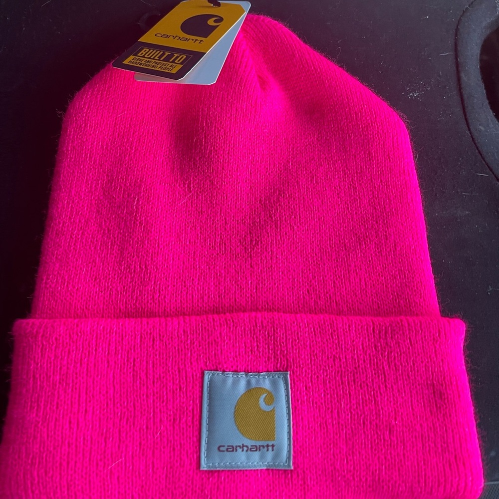 Carhartt Neon Hot Pink Beanie